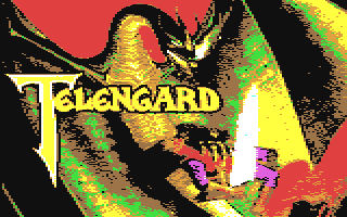 Telengard title screen for Commodore 64