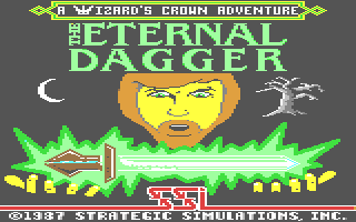 The Eternal Dagger title screen for Commodore 64