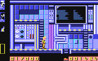 TinTin on the Moon title screen for Commodore 64