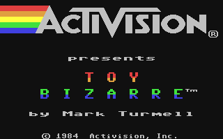 Toy Bizarre title screen for Commodore 64
