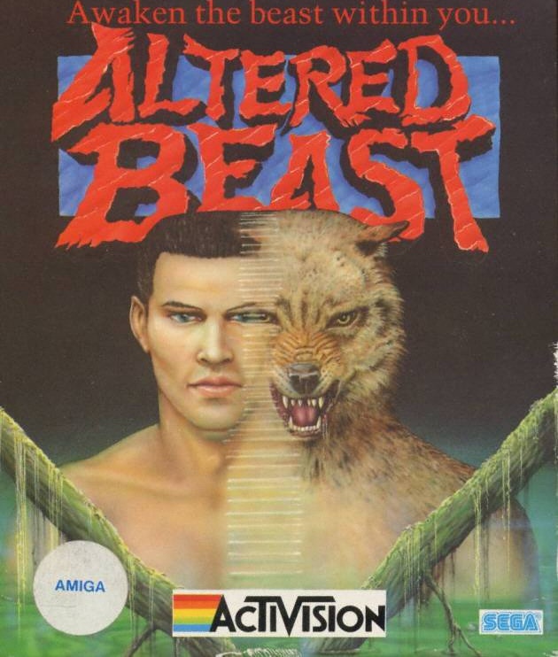 Altered Beast box art for Amiga