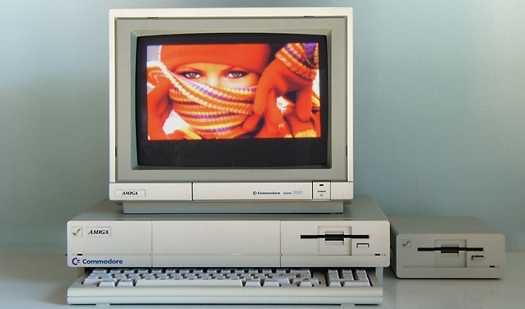 Amiga 1000 Computer box art for Amiga