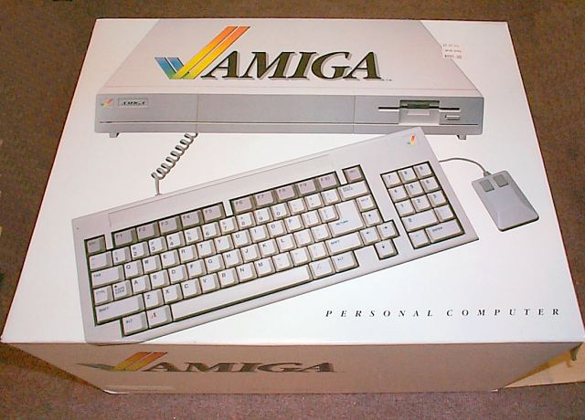 Amiga 1000 Computer box art for Amiga