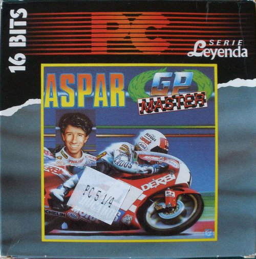 Aspar GP Master box art for Amiga