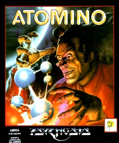 Atomino box art for Amiga