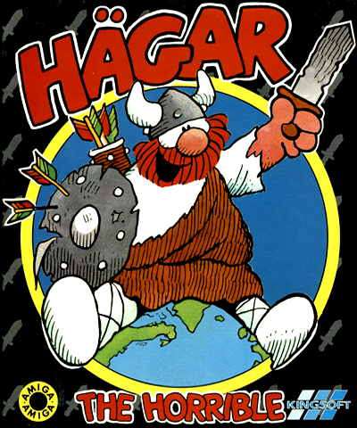 Hagar The Horrible box art for Amiga