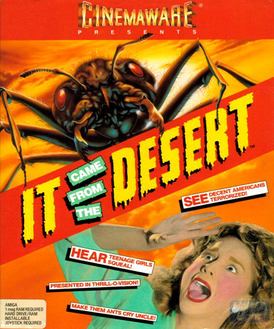 It Came From The Desert box art for Amiga