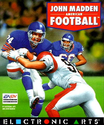 John Madden American Football box art for Amiga