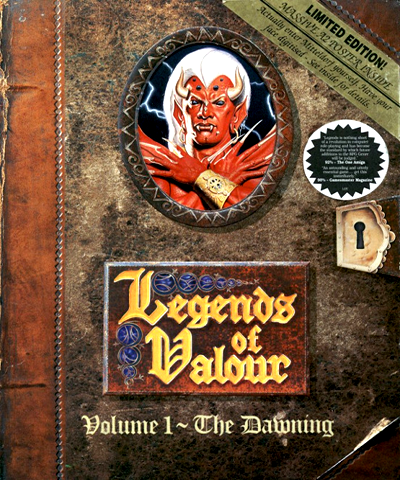 Legends Of Valour: The Dawning box art for Amiga