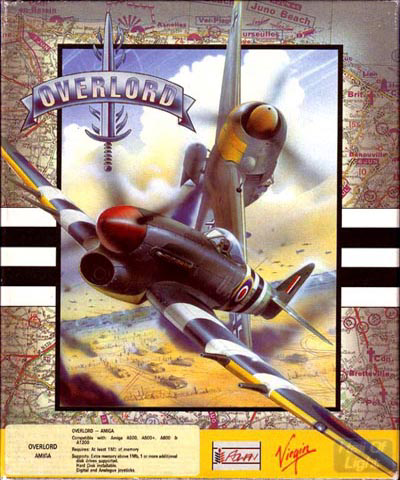 Overlord box art for Amiga