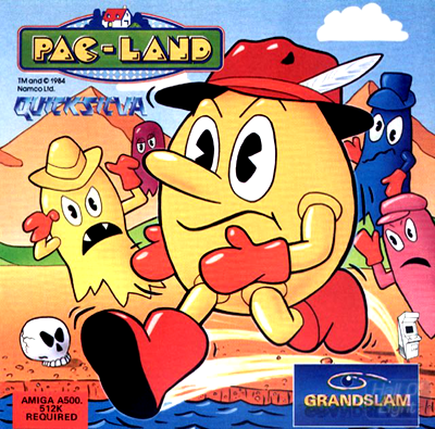 Pac-Land box art for Amiga