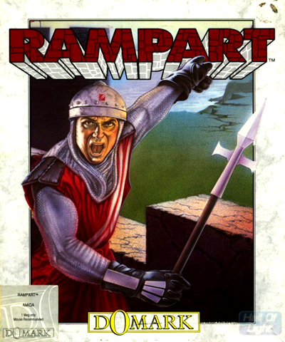 Rampart box art for Amiga