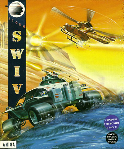 SWIV box art for Amiga