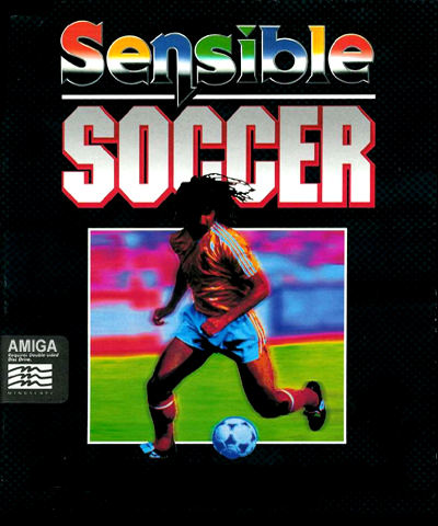 Sensible Soccer 1992/3 box art for Amiga