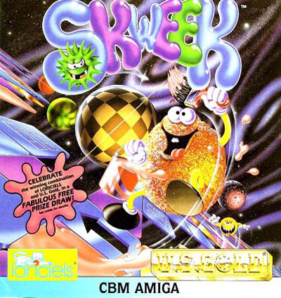 Skweek box art for Amiga