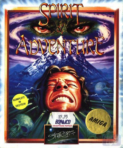 Spirit Of Adventure box art for Amiga