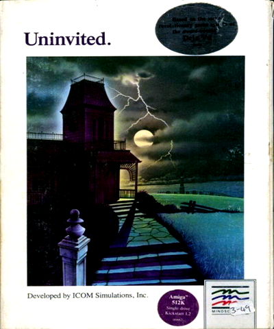 Uninvited box art for Amiga