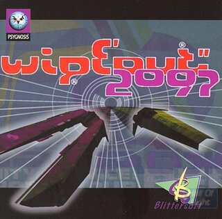 Wipeout 2097 box art for Amiga