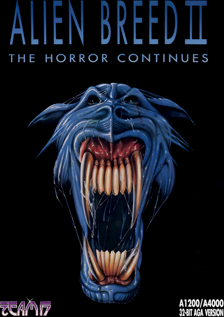 Alien Breed II: The Horror Continues box art for Amiga