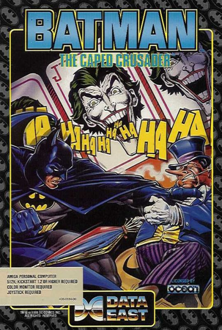 Batman: The Caped Crusader box art for Amiga