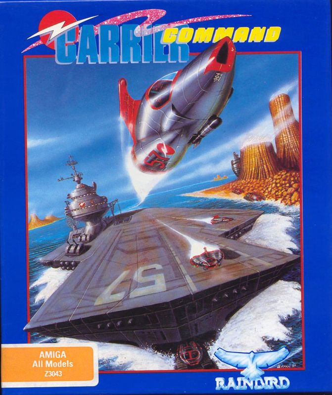 Carrier Command box art for Amiga