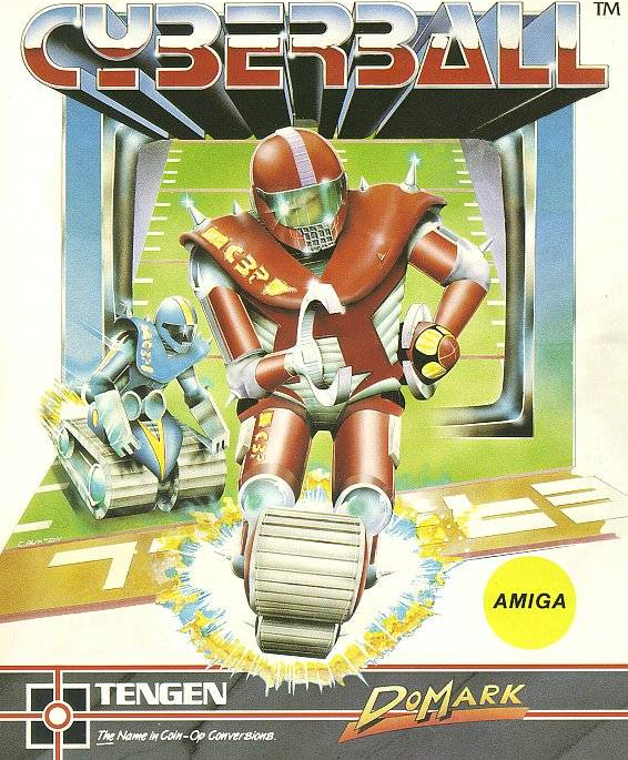Cyberball box art for Amiga