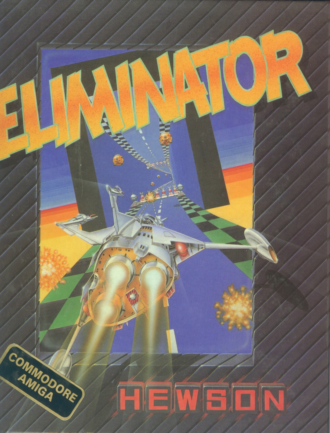 Eliminator box art for Amiga