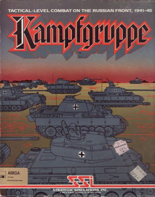 Kampfgruppe box art for Amiga