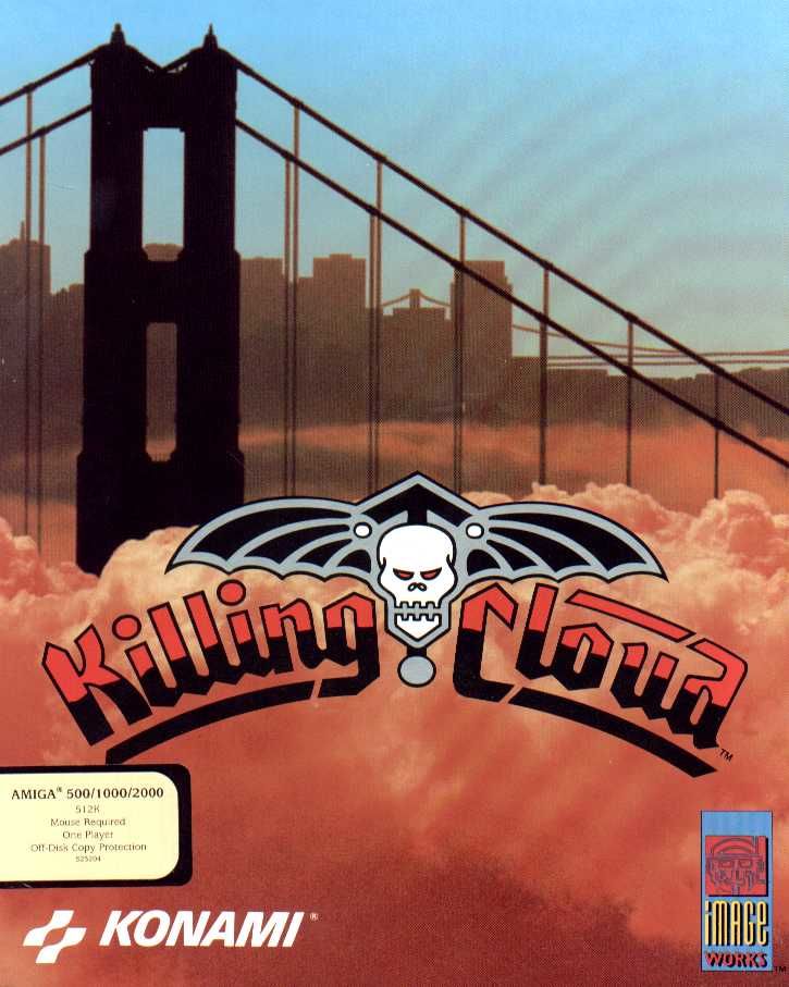 Killing Cloud box art for Amiga