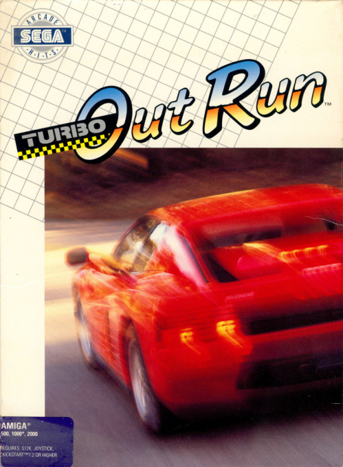 Turbo Out Run box art for Amiga