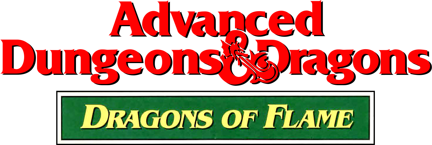 Advanced Dungeons & Dragons: Dragons Of Flame logo for Amiga