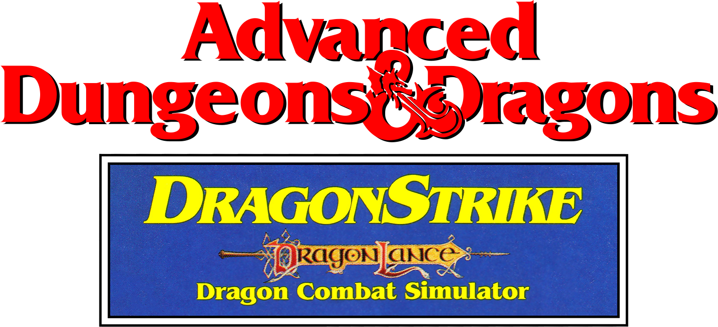 Advanced Dungeons & Dragons: Dragonstrike logo for Amiga