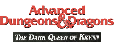 Advanced Dungeons & Dragons: The Dark Queen Of Krynn logo for Amiga