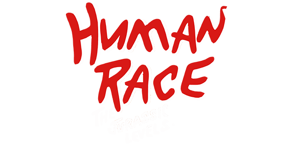 Human Race: The Jurassic Levels logo for Amiga