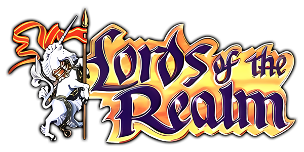 Lords Of The Realm logo for Amiga