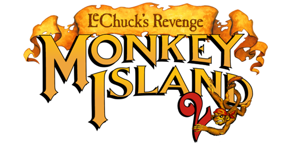 Monkey Island 2: LeChuck's Revenge logo for Amiga