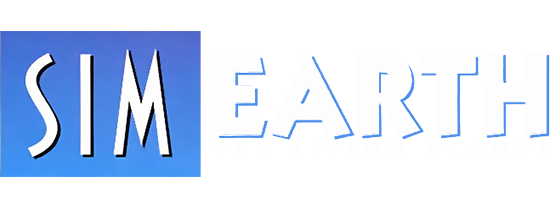 Sim Earth logo for Amiga