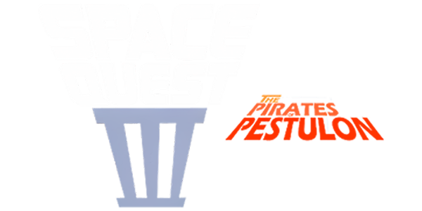 Space Quest III: The Pirates Of Pestulon logo for Amiga