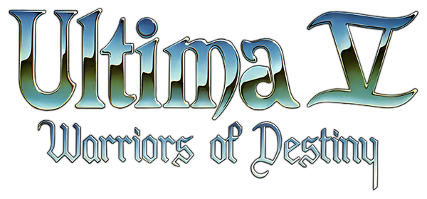 Ultima V: Warriors Of Destiny logo for Amiga