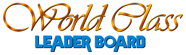 World Class Leader Board logo for Amiga