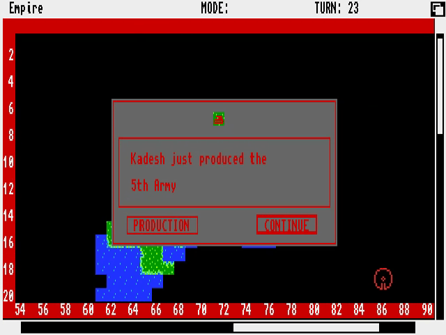 Empire: Wargame Of The Century screenshot 3 for Amiga