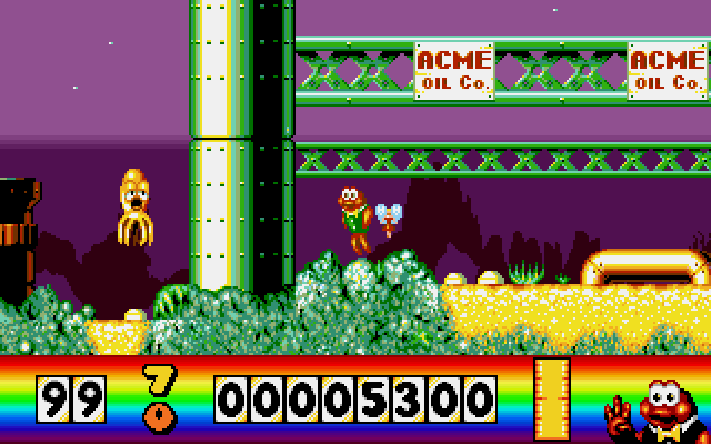 James Pond screenshot 2 for Amiga