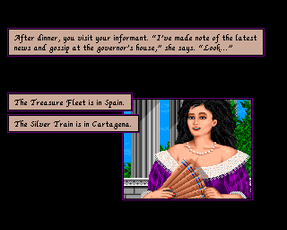 Sid Meier's Pirates screenshot 2 for Amiga