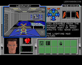 Spacewrecked: 14 Billion Light Years From Earth screenshot 3 for Amiga