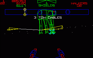 Star Wars: The Empire Strikes Back back cover for Amiga