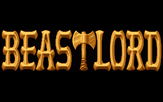 Beastlord title screen for Amiga