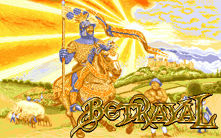 Betrayal title screen for Amiga