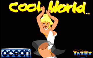 Cool World title screen for Amiga