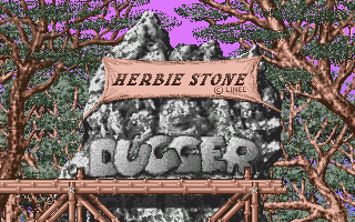 Dugger title screen for Amiga