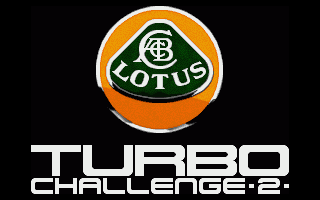 Lotus Turbo Challenge 2 title screen for Amiga
